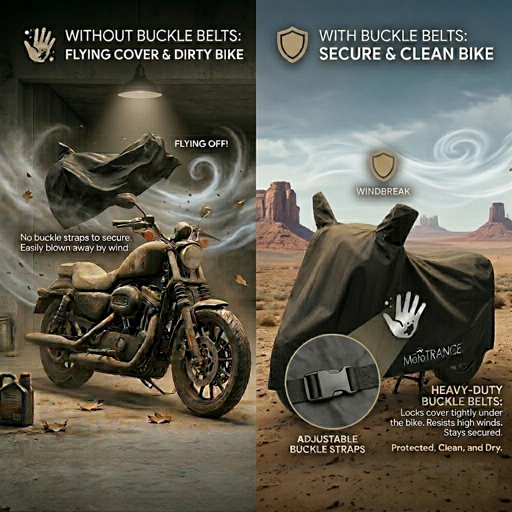 Mototrance Black Bike Body Cover For Suzuki Access 125