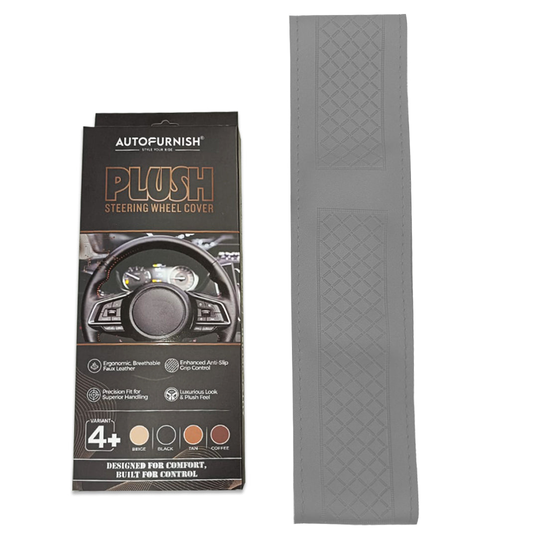 Autofurnish Plush Car Steering Cover for Hyundai Creta 2024