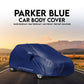Maruti Suzuki Alto K-10 Car Body Cover, Heat & Water Resistant with Side Mirror Pockets (PARKER BLUE)