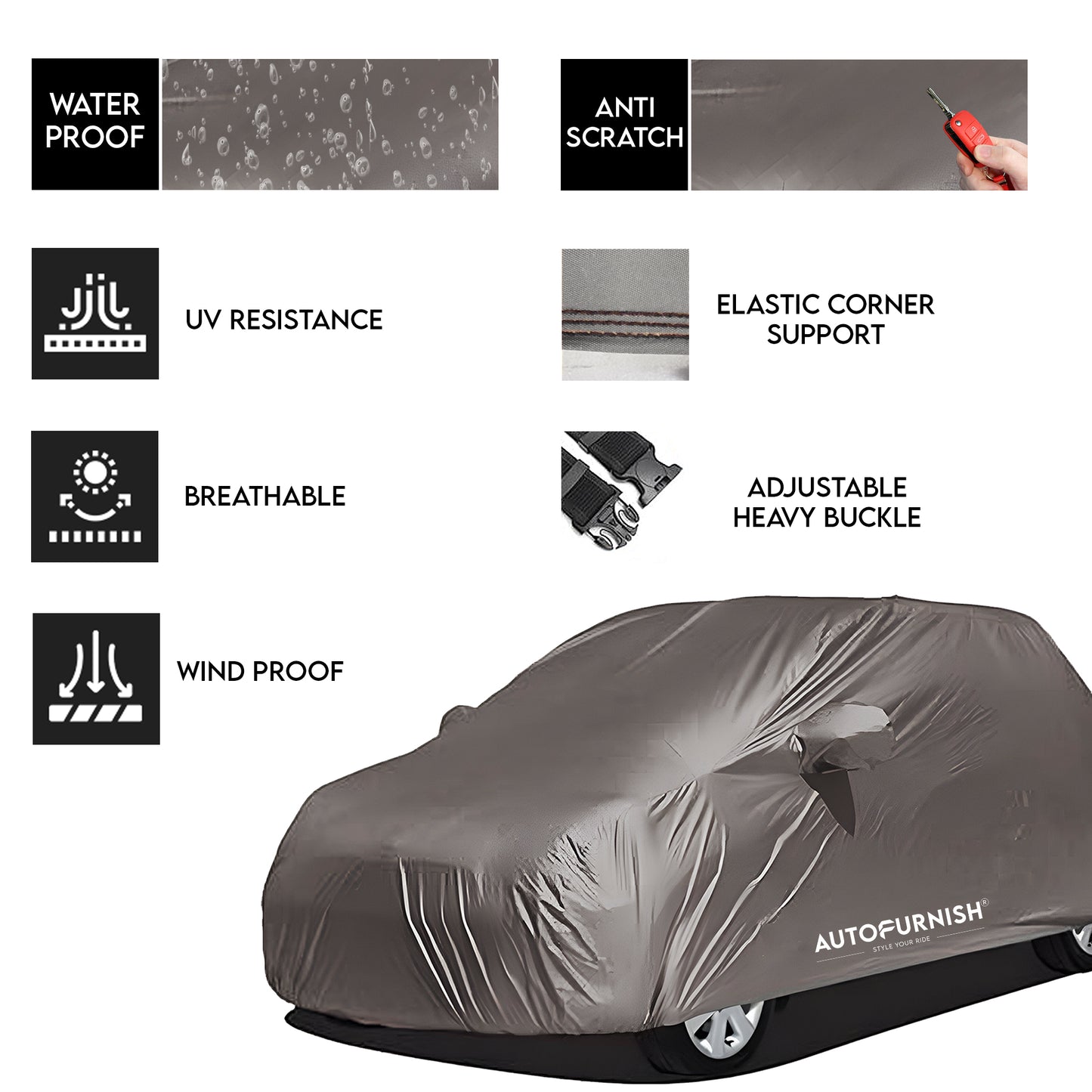 Autofurnish Car Body Cover for Hyundai i10