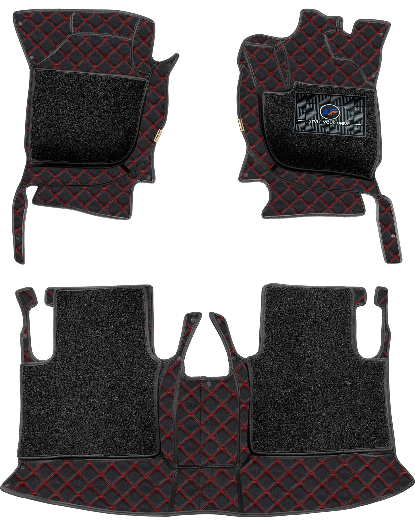 Autofurnish 7D Luxury Custom Fitted Car Mats For Toyota Innova Hycross (6 Seater) 2023