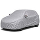 Ford Figo 2015-19 Waterproof Car Cover, All Weather Resistant, Triple Stitched with Soft Cotton Lining, Side Mirror Pocket (AERO Silver)