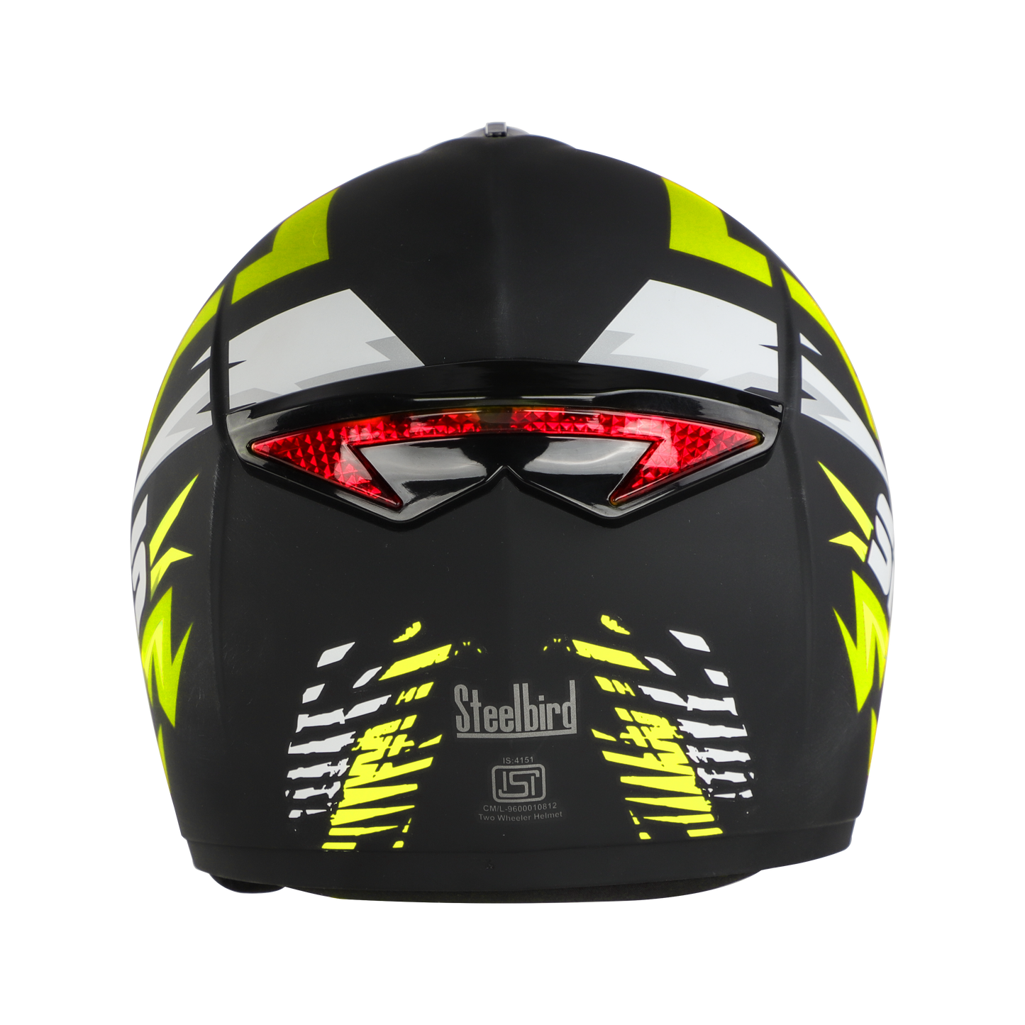 Steelbird SBH-34 ISS Full Face Helmet | ISI Certified | Sports Design |Clear Visor