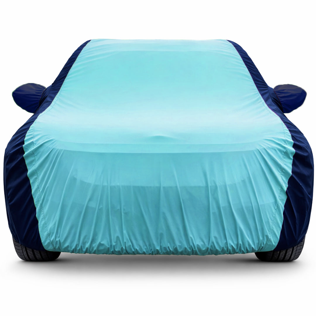 Hyundai Eon 2018 Car Body Cover, Triple Stitched, Heat & Water Resistant with Side Mirror Pockets (SPORTY Series)