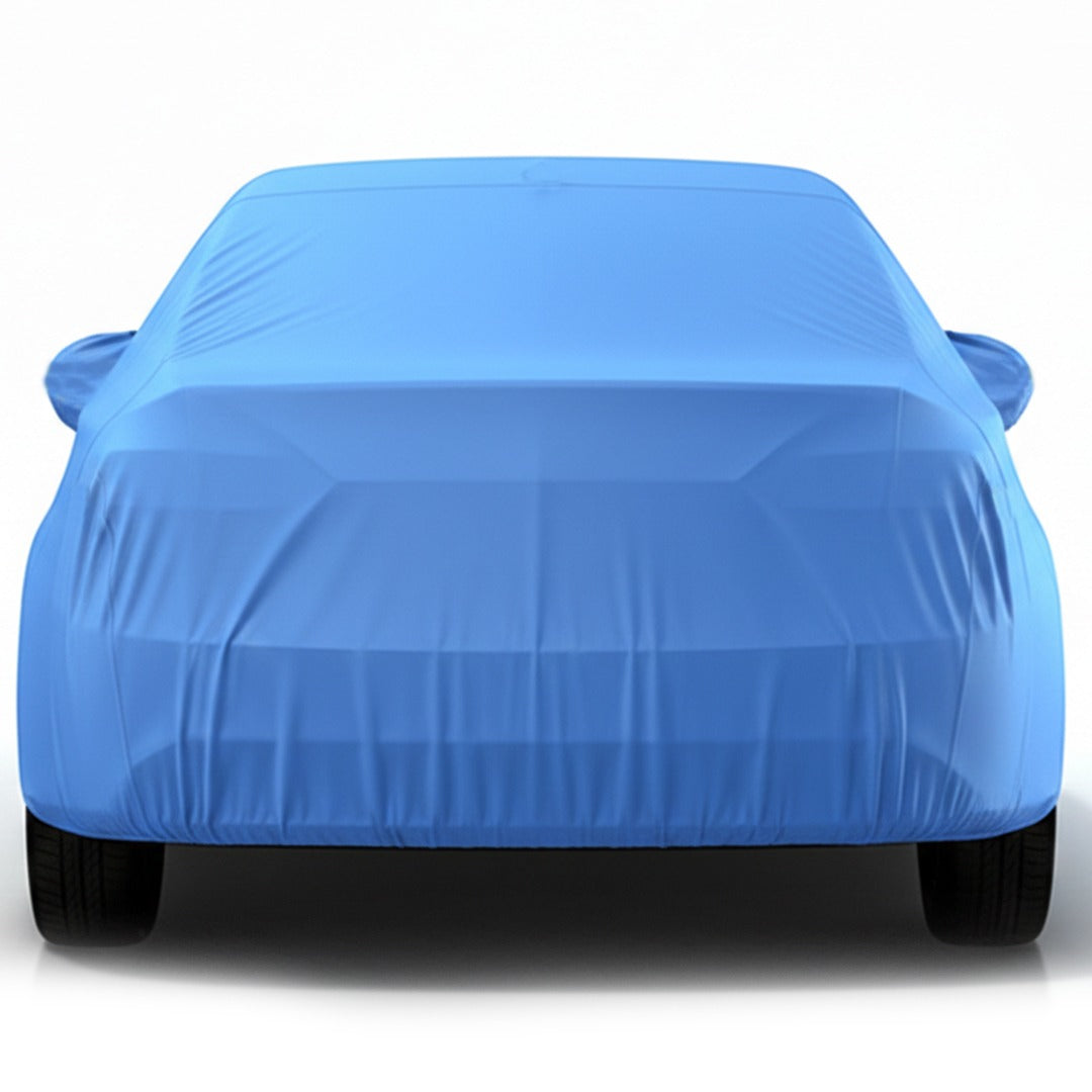 Audi Q5 Car Body Cover, Triple Stitched, Heat & Water Resistant with Front & Rear Elastic Strap & Side Mirror Pockets (PARKER AQUA)
