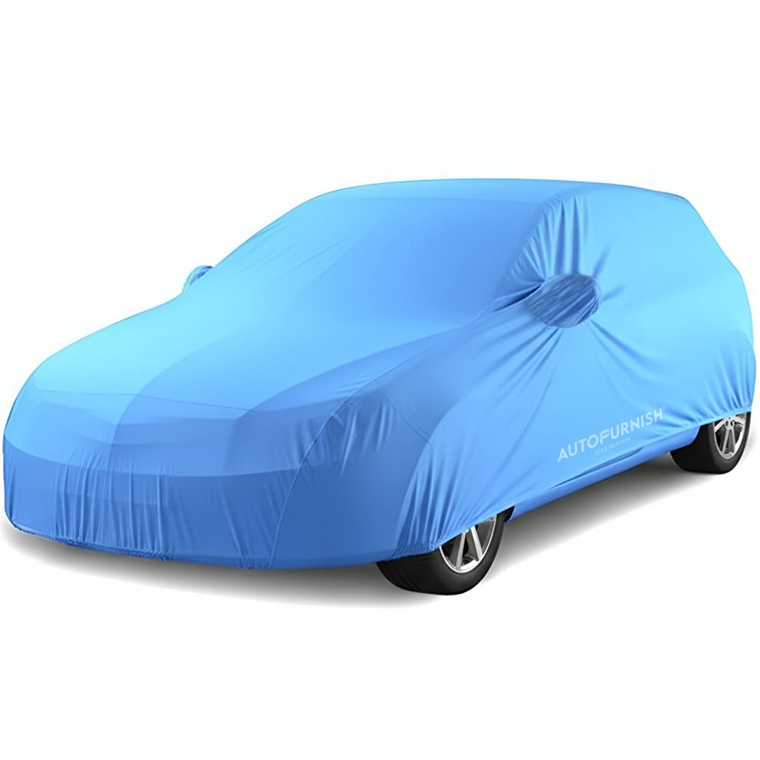 Audi Q8 2020 Car Body Cover, Triple Stitched, Heat & Water Resistant with Front & Rear Elastic Strap & Side Mirror Pockets (PARKER AQUA)