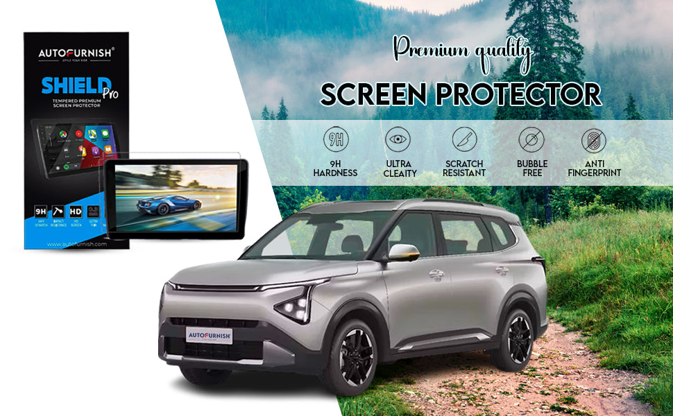 Autofurnish Car Display Protector For MG Windsor 2024 (254mm)"10" Combo INFOTAINMENT AND CLUSTER SCREEN PROTECTOR