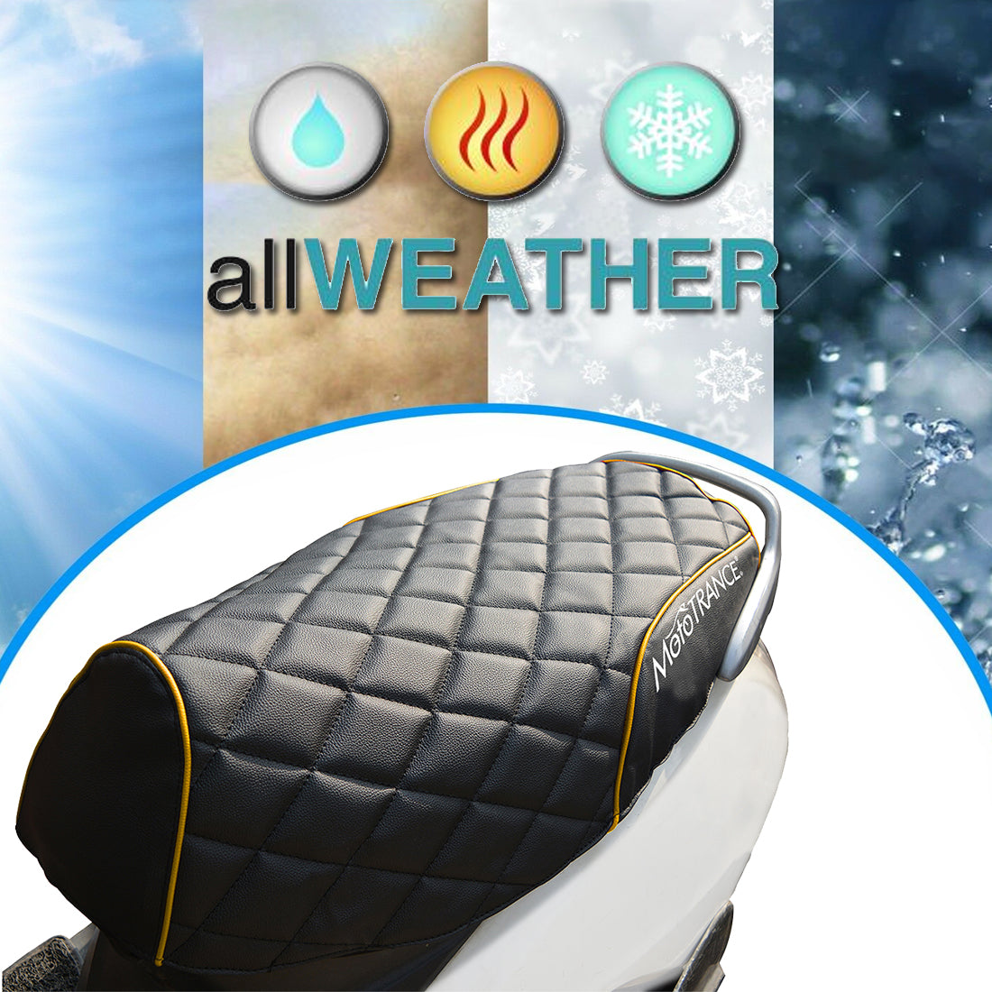 Mototrance Bike Scooter Seat Cover for TVS Ntorq 150