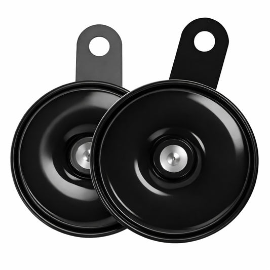 Basuri Black Thunder Horn – 77mm HL Tone Twin Disc Horn, 12V (B77HL12) - 2 Pcs Set
