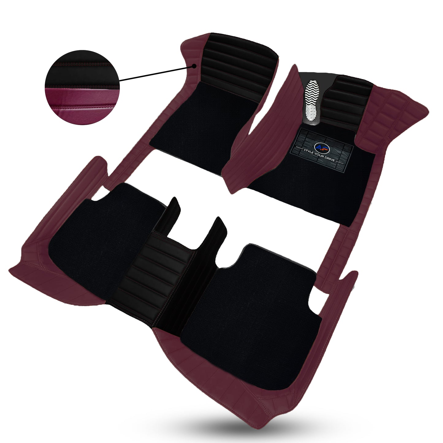 Autofurnish  9D Exclusive Combination Custom Fitted Car Mats For Mercedes S580 Maybach 2020-22