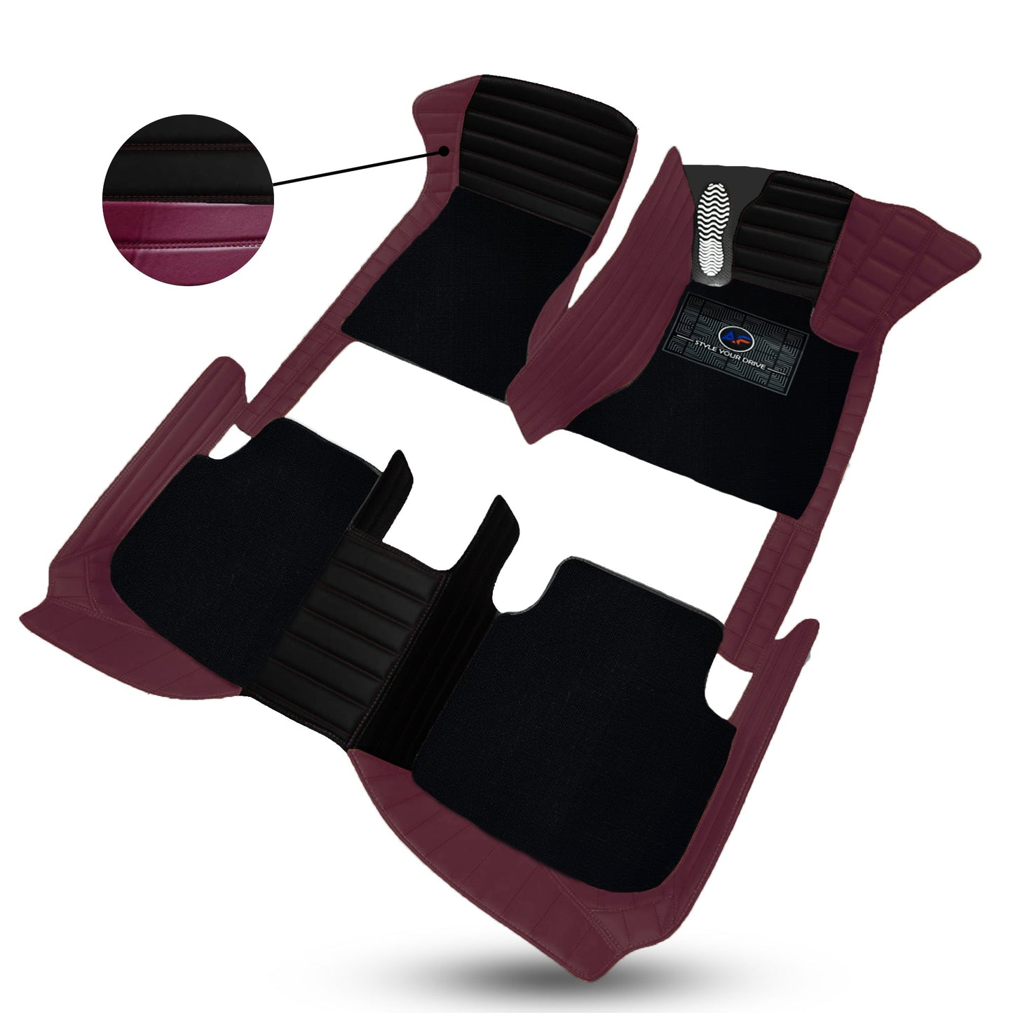 Autofurnish 9D Exclusive Combination Custom Fitted Car Mats For Mahindra XUV700 2021