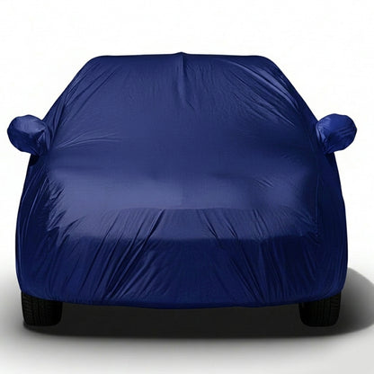 Fiat Palio Stile Car Body Cover, Heat & Water Resistant with Side Mirror Pockets (PARKER BLUE)