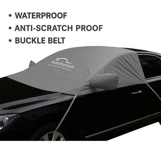 Autofurnish Aero Car Windshield Cover Frost Dust Sheild Car Window Protector Waterproof Heat Resistant
