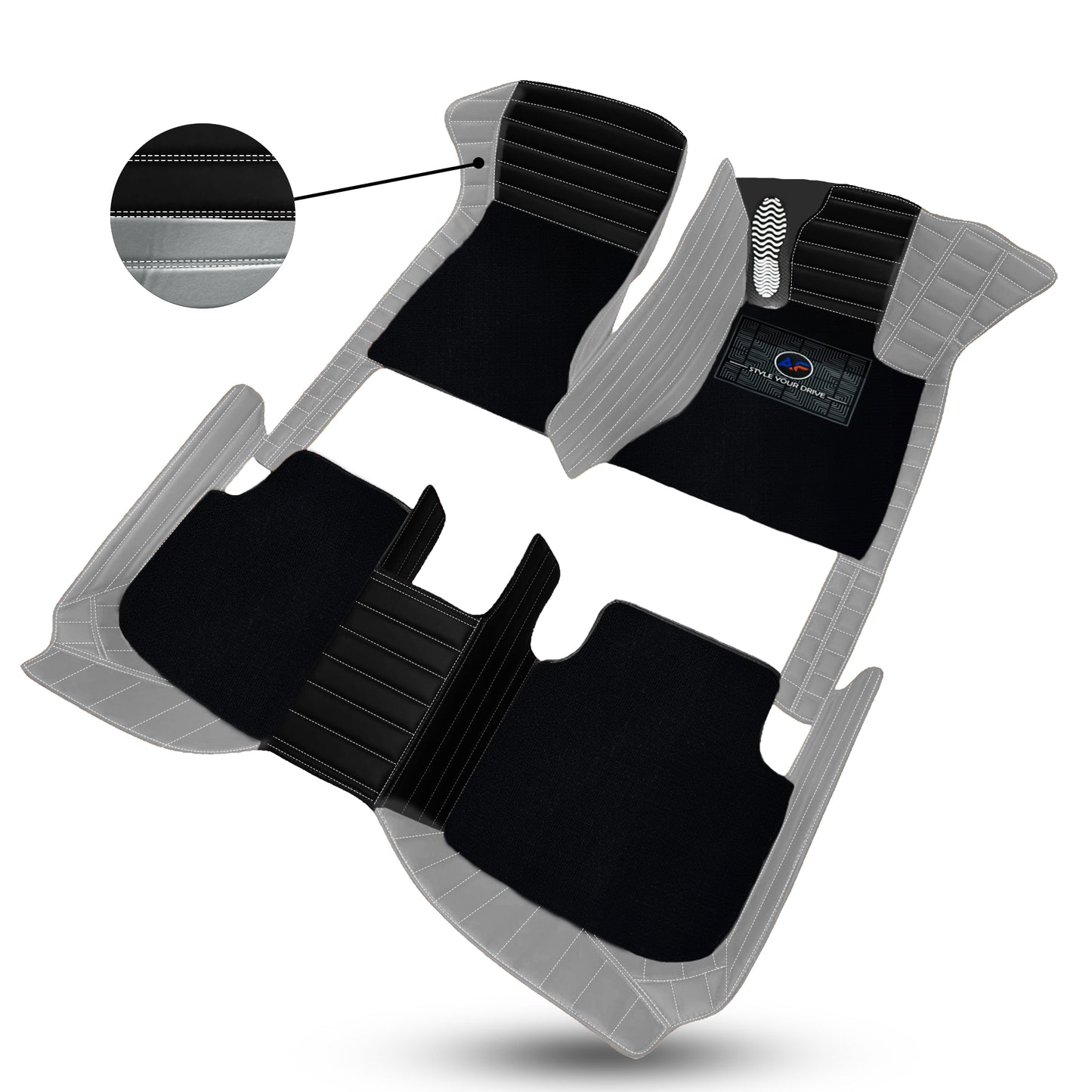 Autofurnish 9D Exclusive Combination Custom Fitted Car Mats For Mahindra Bolero 2016