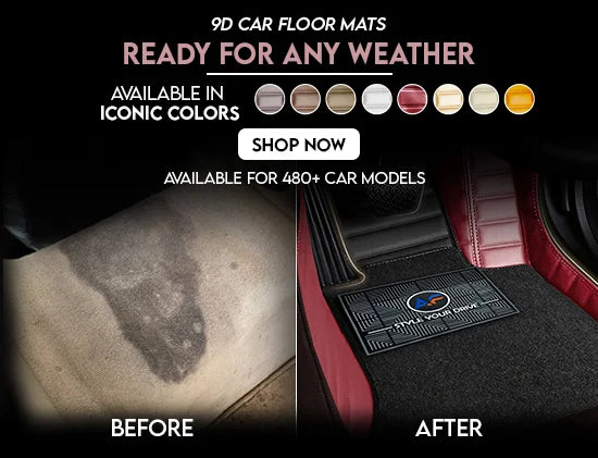Premium leather car mat for luxury interiors
