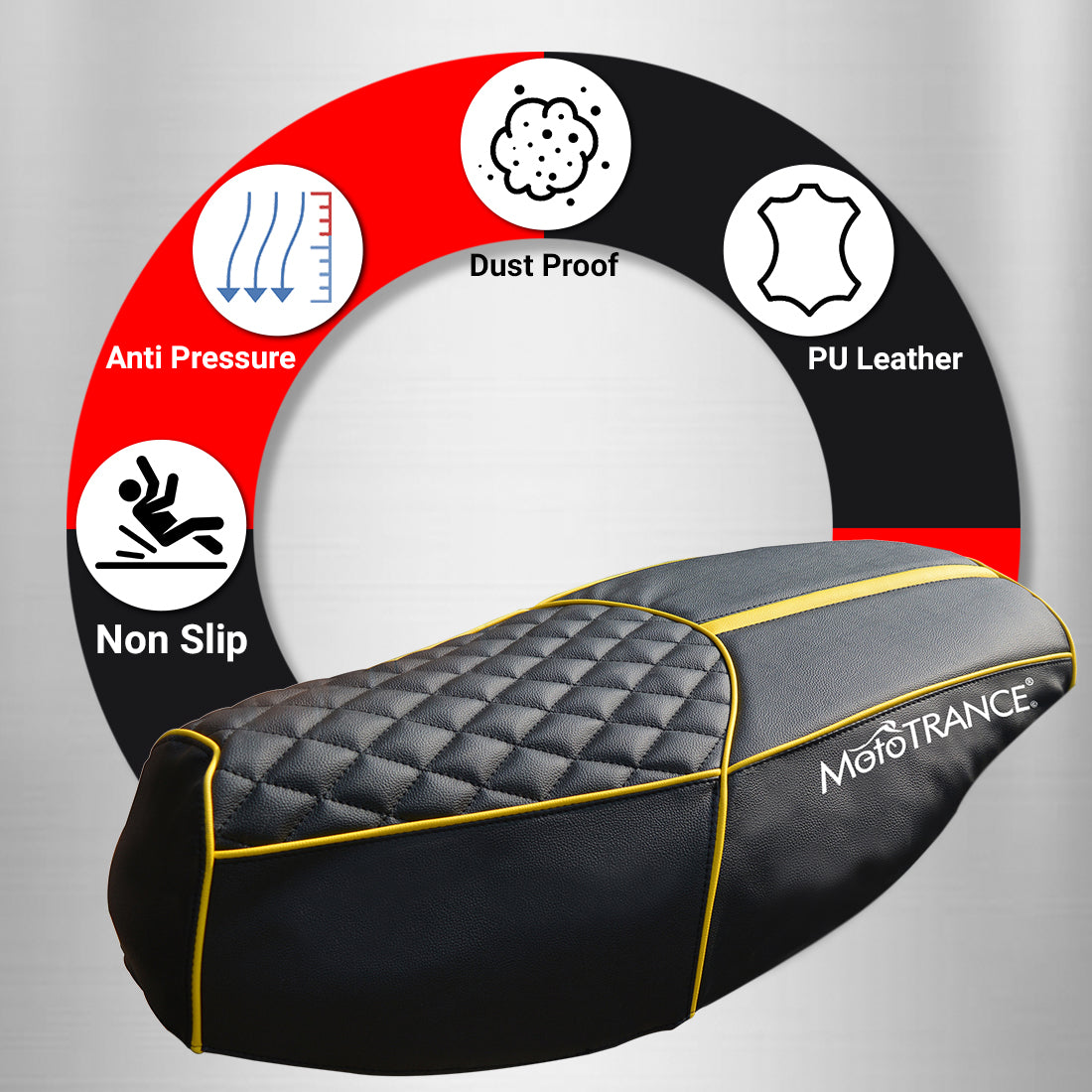 Mototrance Bike Scooter Seat Cover for TVS Ntorq 150