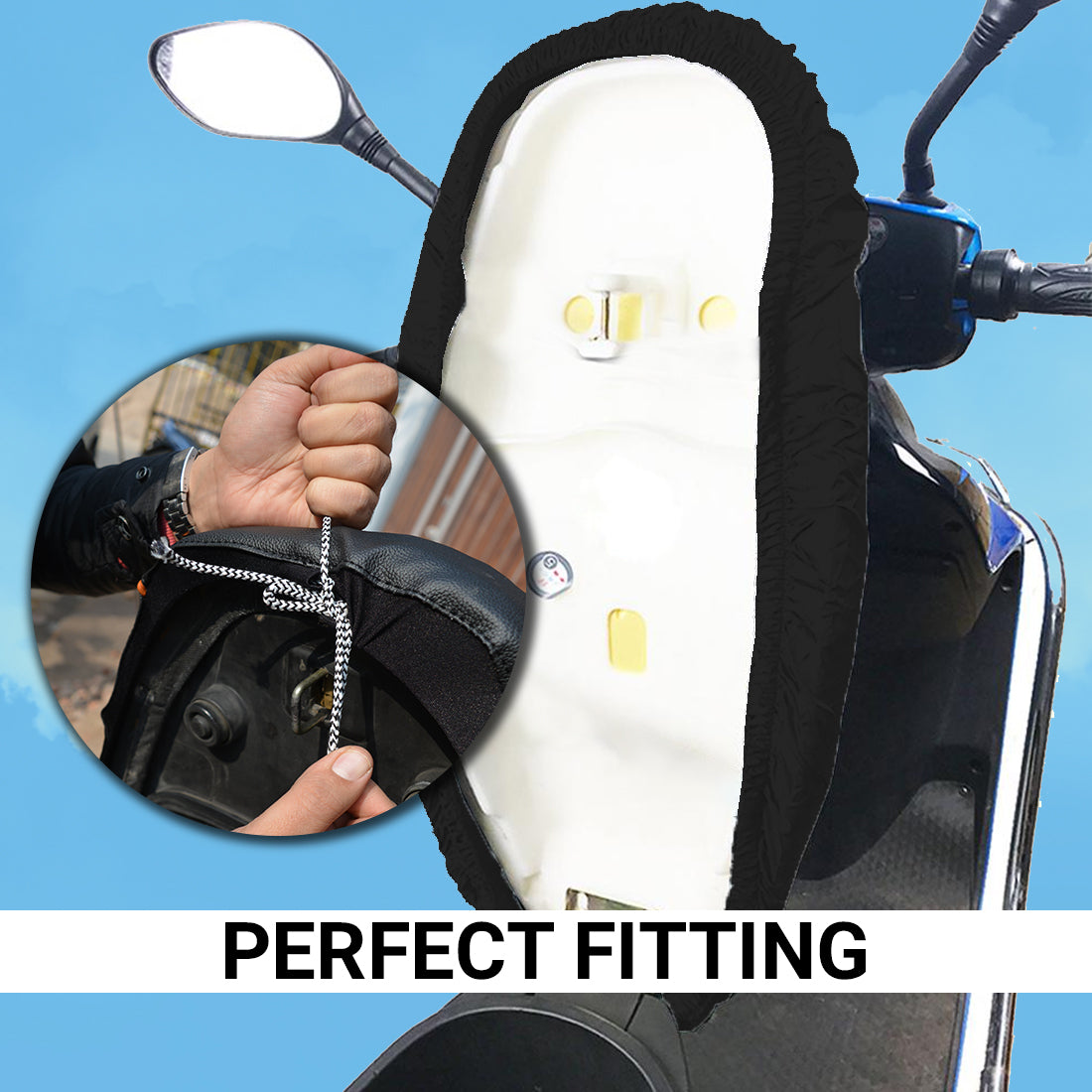 Mototrance Bike Scooter Seat Cover for TVS Ntorq 150