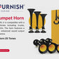 Basuri Six Trumpet Horn – Multi Melody Air Horn 16 Tones, 12V/24V (BHA005N)