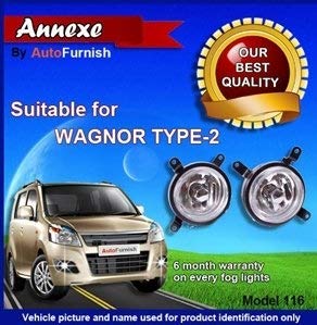 AutoFurnish Maruti Suzuki Wagon-R TYPE-2 Fog Light Lamp (Multicoloured) - Set of 2