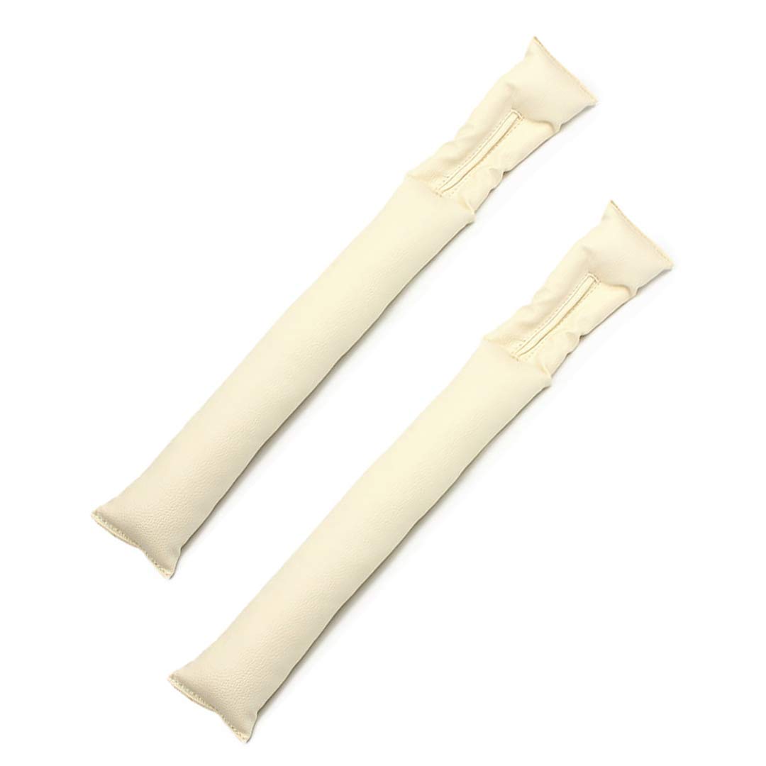 PREMIUM Seat Gap Filler | Fills gap between Seat and Hand-Brake - PU Leather with High Density Foam (Set of 2)
