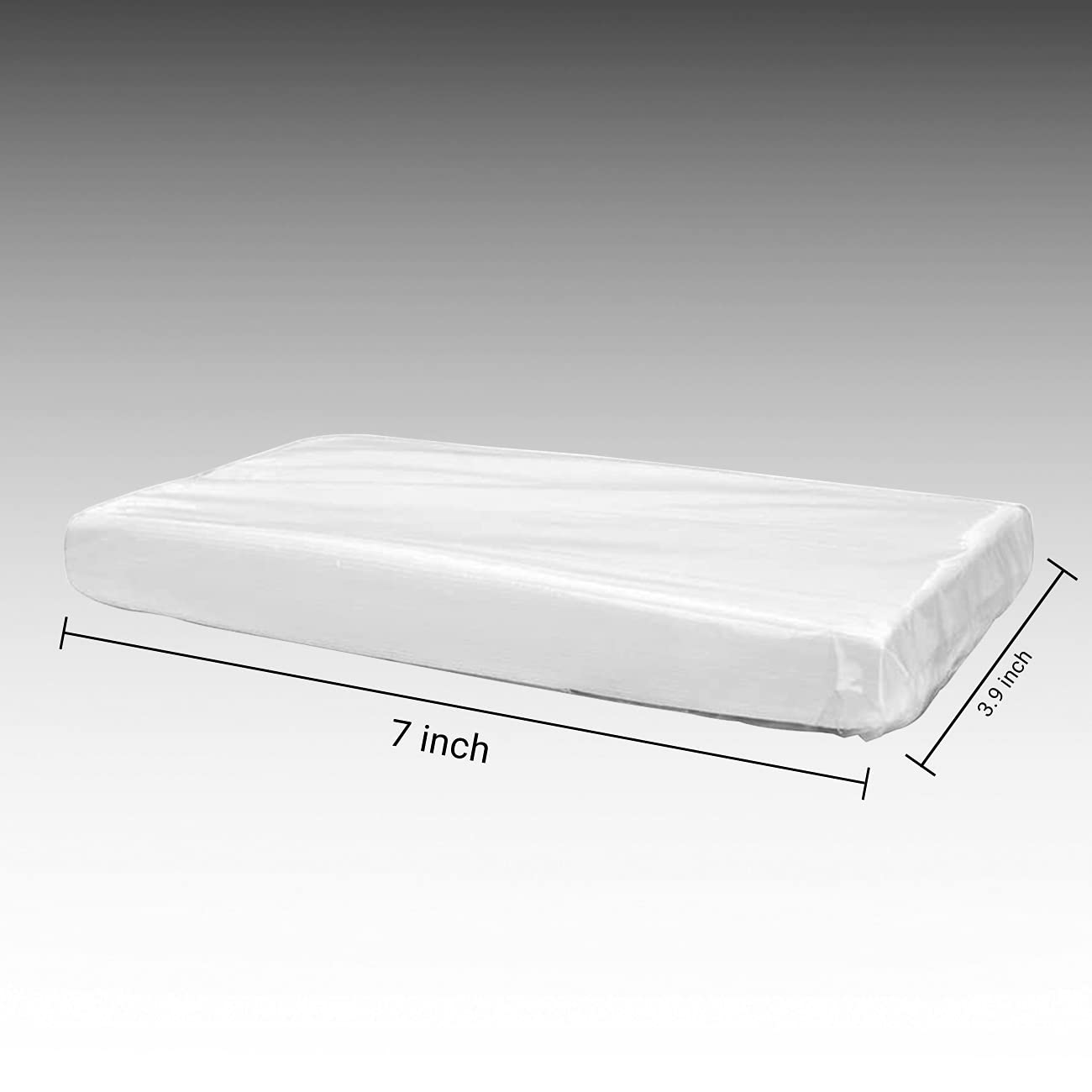 Autofurnish Tissue Refill for Tissue Boxes (100 pulls 2 ply) - White (Pack of 1)
