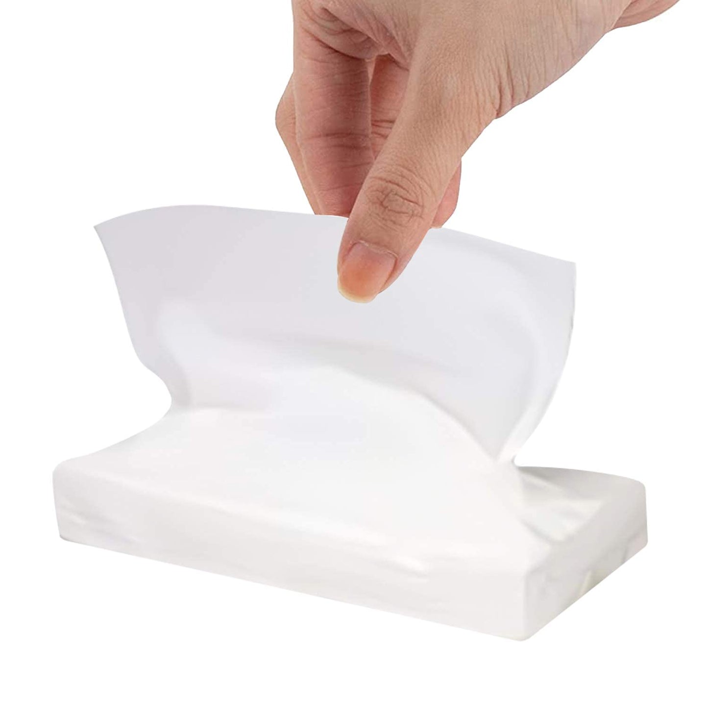 Autofurnish Tissue Refill for Tissue Boxes (100 pulls 2 ply) - White (Pack of 1)
