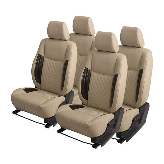 3D Custom PU Leather Car Seat Covers For Mahindra Thar 2020 - (HT-506 Crystal)