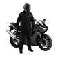 Mototrance Coated Poly Raincoat (Black Large)