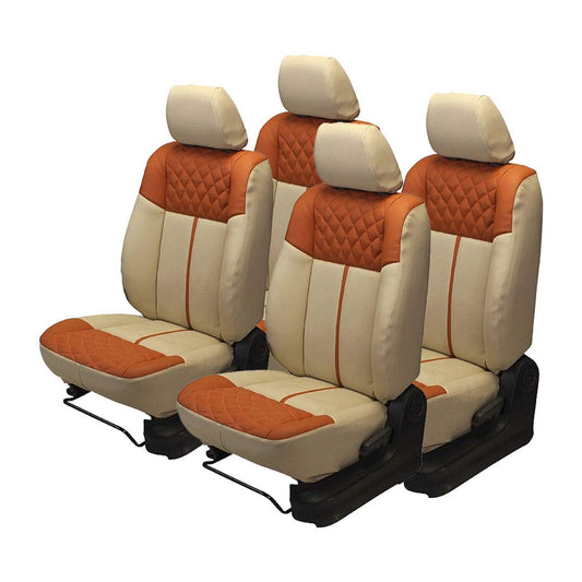 3D Custom PU Leather Car Seat Covers For Maruti Baleno  - (HT-502 Caviar)