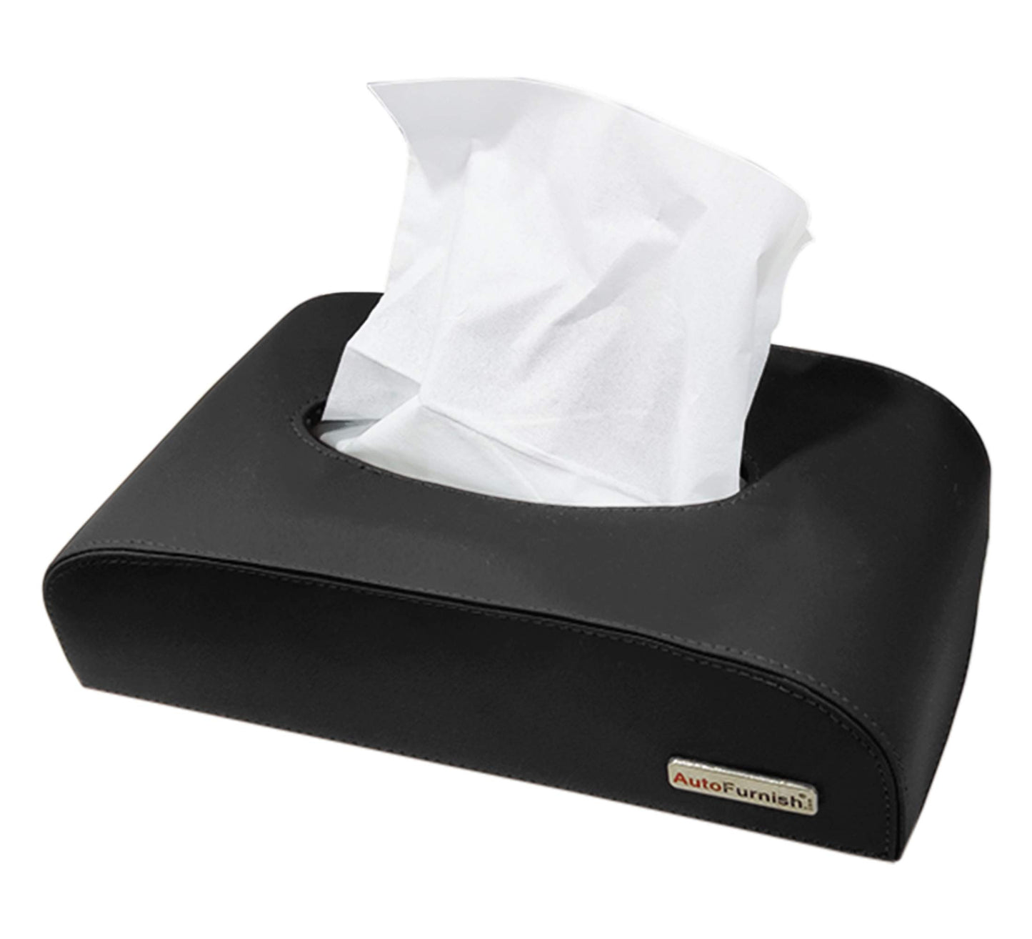 SOFTPICK Tissue Box | Water Resistant PU Leather With Strong Wooden Frame and 100 Free Tissues