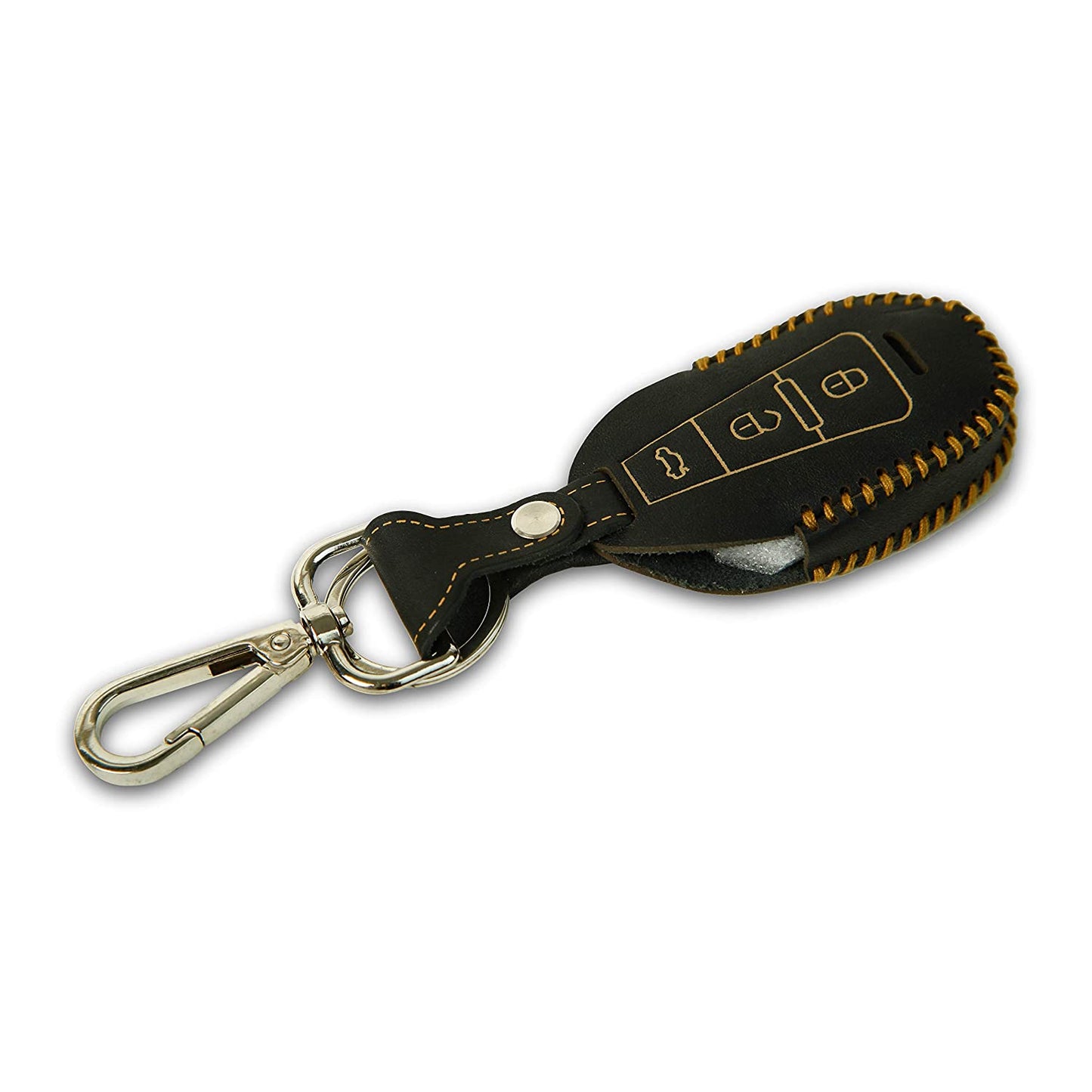 AutoFurnish Car Key Cover - Maruti Suzuki Vitara Brezza | Smart Key | Genuine Leather | Firm Grip | Scratch Resistant | Lightweight | Luxury Finish | Stylish Car Accessories Interior