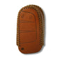 AutoFurnish Car Key Cover - Jeep Compass | Smart Key | Genuine Leather | Firm Grip | Scratch Resistant | Lightweight | Luxury Finish | Stylish Car Accessories Interior