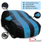 Autofurnish  Stylish Aqua Stripe  Car Body Cover For Mahindra Scorpio N 2022