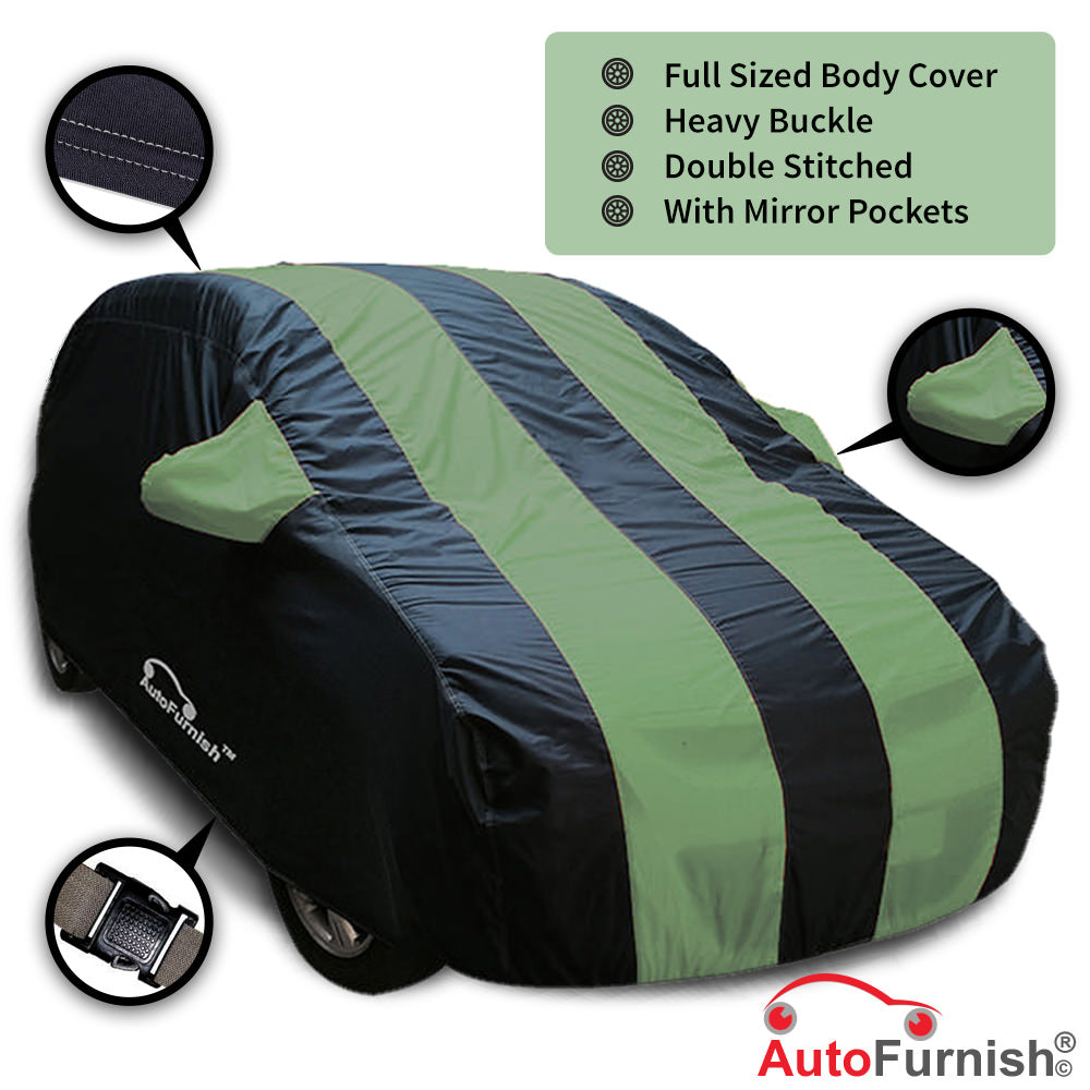 Autofurnish  Stylish Aqua Stripe  Car Body Cover For Hyundai Tucson 2022