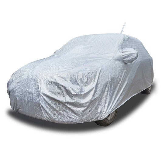 Ford EcoSport Waterproof Car Cover, All Weather Resistant, Triple Stitched  with Soft Cotton Lining, Side Mirror & Antenna Pocket (AERO Silver)